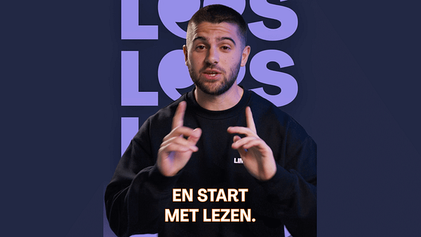 Young man speaking in front of a Waves Creative Video Agency backdrop.